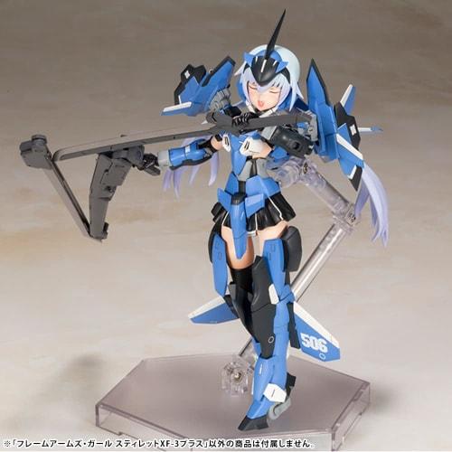 Kotobukiya Frame Arms Girl Stylet XF-3 Plus, 1/1 Scale Plastic Model, Approximately 175mm Tall, Molded in Color, FG149