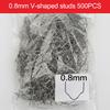 0.8mm Hot Stapler Staple 500Pcs Plastic Welder Repair Kit Brand New