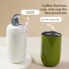 Stainless Steel Insulated Cup - Can Keep Coffee Hot or Cold. A Must-have Portable Item for Ladies. Drinking Cup.