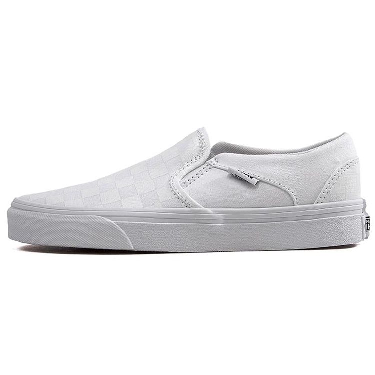 

Белые женские кроссовки Vans Asher в шахматную клетку VN000VOSW51
