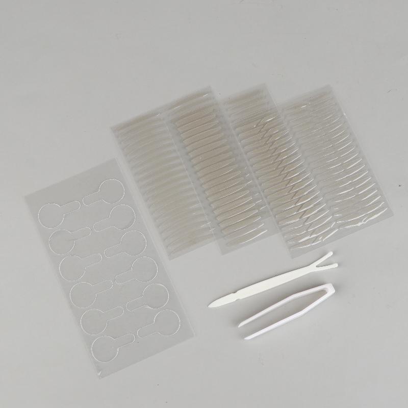 120Pcs Invisible Double Eyelid Stickers - Waterproof Natura Long Lasting With Tool Transparent Eyelid Stickers