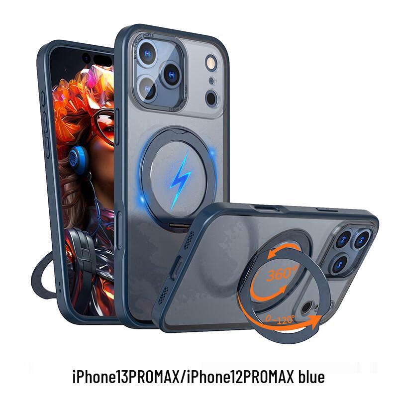 CAXITON 360 Rotating Magnetic Kickstand Phone Case