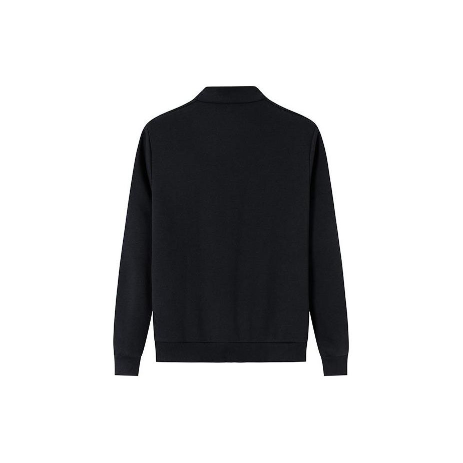 Anta Training Series Stand Collar Warm Comfortable Casual Long Sleeve Jacket Women jackets Basic-Black 162417720-2