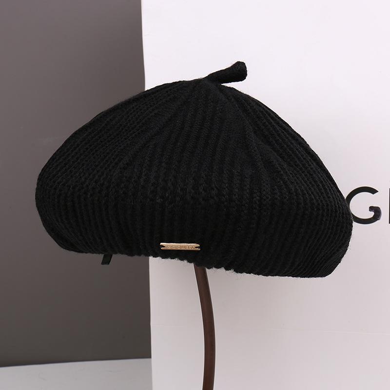 Fashion Autumn and Winter Small Face Big Head Circumference Beret Children Fashion Warm Painter Hat Versatile Newsboy Hat