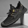 Mesh shoes men's 2025 summer new hollow lightweight breathable men's shoes one pedal soft sole outdoor sports travel shoes