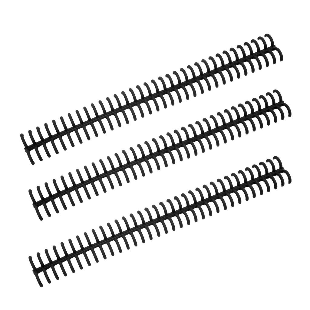 10PCS 34 Hole Binding Spine Plastic Split Loose Leaf Rings Detachable Binding Loop 12mm Diameter