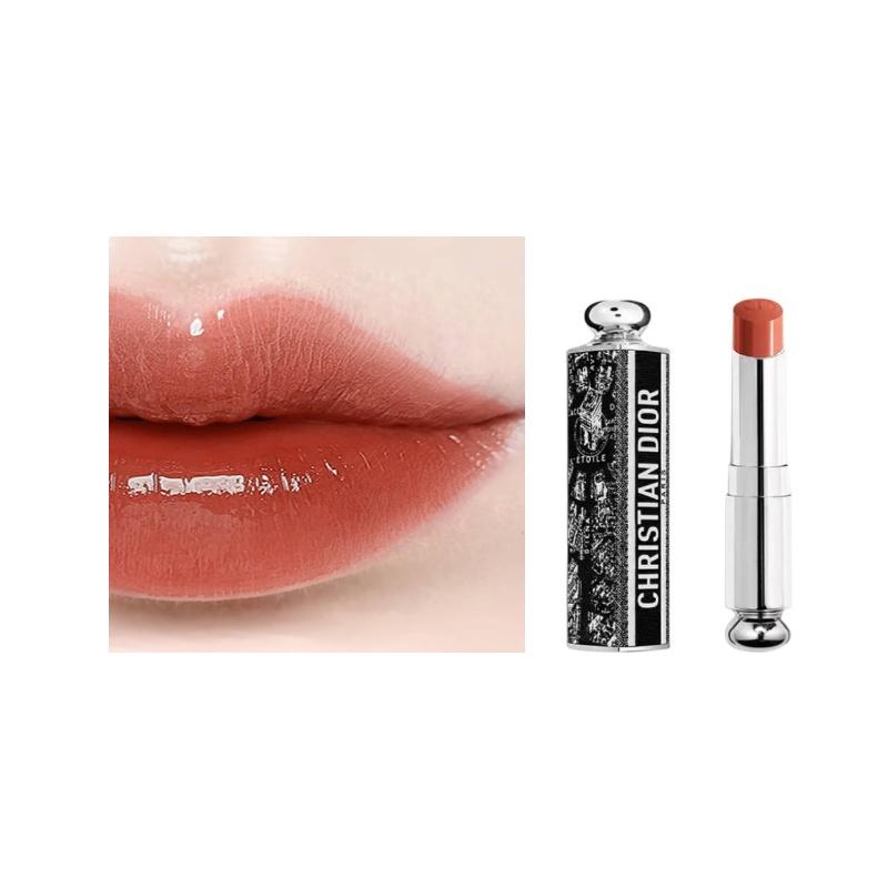 DIOR Paris Map Limited Glamor Lipstick Lipstick Mirror Surface Silky Moisture Boosting Color Luxurious Paris Map +524 DIORETTE Peach Milk Cap красный