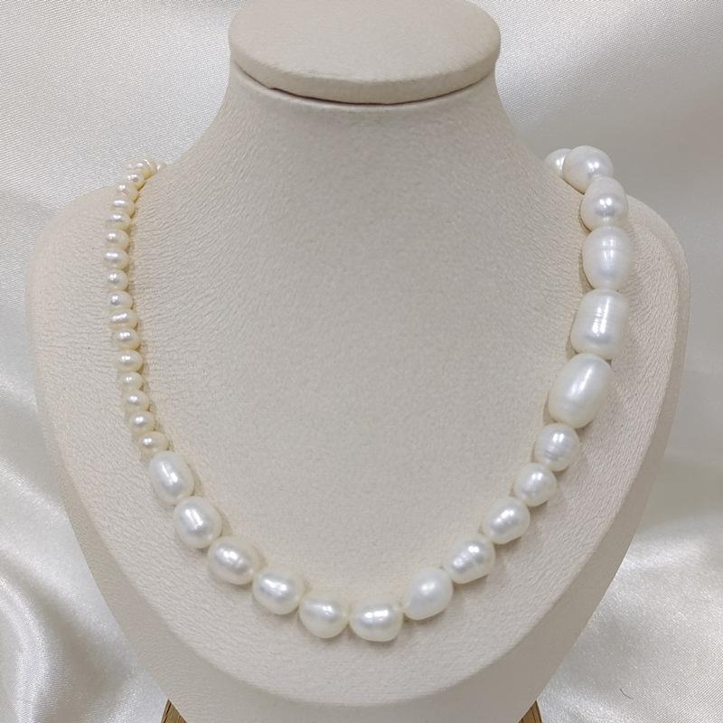 

Жемчужное ожерелье в стиле барокко, Ожерелье из бисера, Нишевый дизайн, Цепочка для свитера, Цепочка для свитера