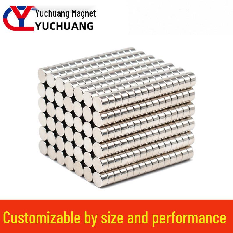 Neodym Järn Bor N35 8x3 Runda Magnetiska Skivor - Starkt Magnetiskt Stål för Leksaker