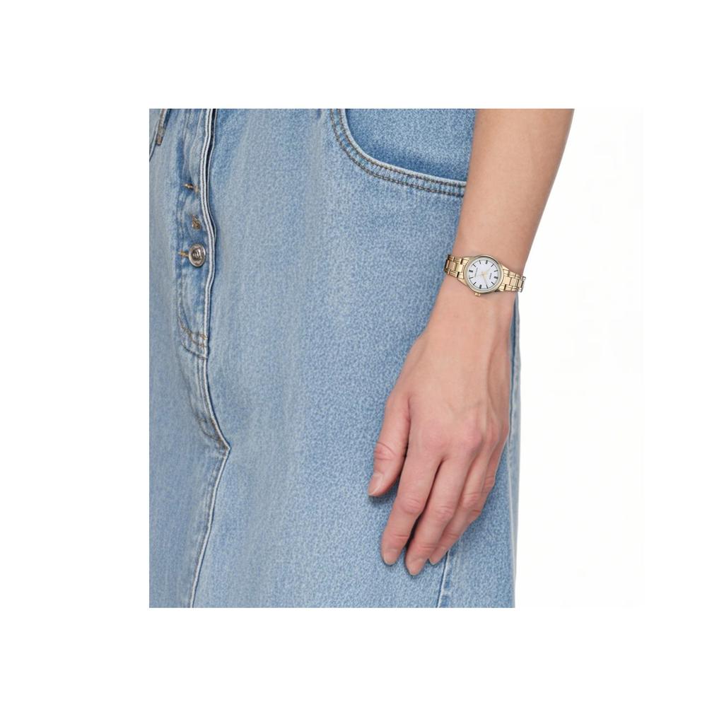 Casio Casual Fashionable Quartz Watch Women Watches White LTP-V005G-7AUDF