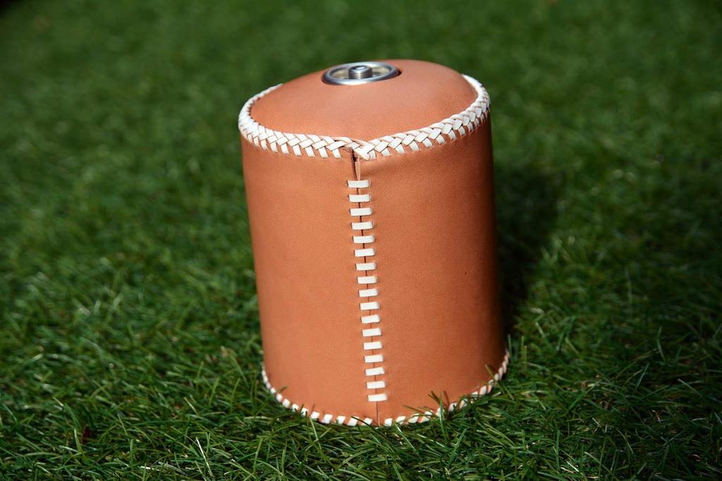 Roost Outdoors [Made from genuine leather] [Intricate double stitching] OD Can Gas Can Cover (Double Stitch Type) Gas Can OD Can Cover Leather Genuine
