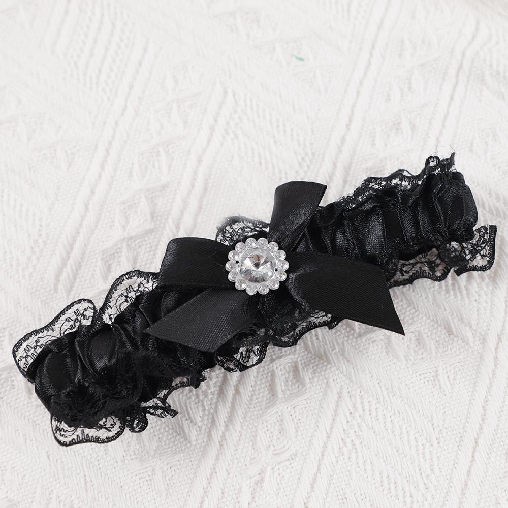 1Pcs Sexy Bride To Be Bow Leg Ring Lace Garter Belt Leg Circle Ring Bridal Shower Wear Hen Bachelorette Party Wedding Decoration