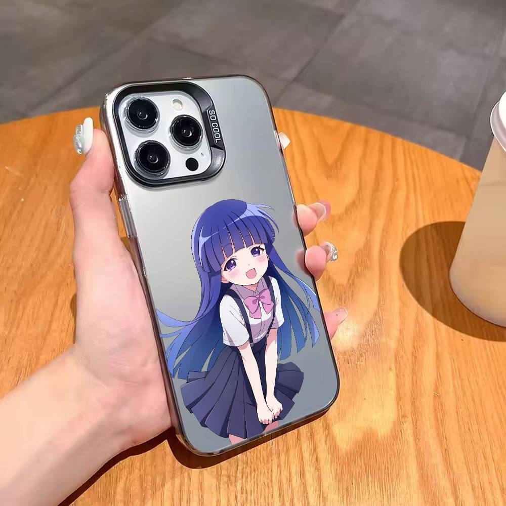 H-Higurashi W-When-N They Cry  Phone Case For iPhone17,16,15,14,13,12,11 Plus,Pro Max Candy Silver Plated Inside Cover