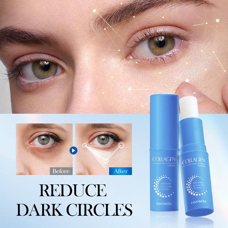 Collagen anti-wrinkle Repair Moisturizing Eye cream stick, smoothing fine lines.