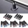 2026 Hot For VW VOLKSWAGEN 4PCS Carbon Fiber Car Door Lock Pins Bolt Cover For Volkswagen Passat Santana Tiguan Golf Bora Jetta