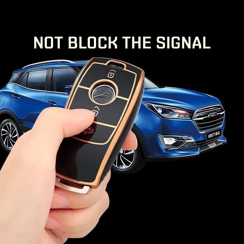 Fashion TPU Car Smart Key Case Cover Shell for Mercedes Benz A C E S Class GLS GLA GLC CLS W205 W222 W213 W177 X167 Accessories