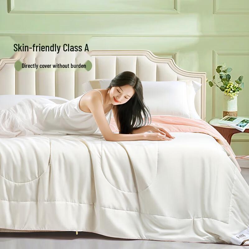 FUANNA Soybean Fiber Summer Quilt, Washable & Antibacterial