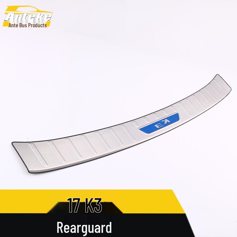 K3 Stainless Steel Rear Trunk Bumper Protector