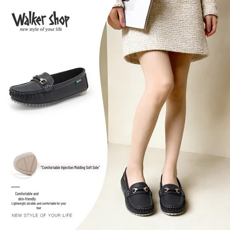 Walker Shop Women s Flat Moccasin Loafers 37