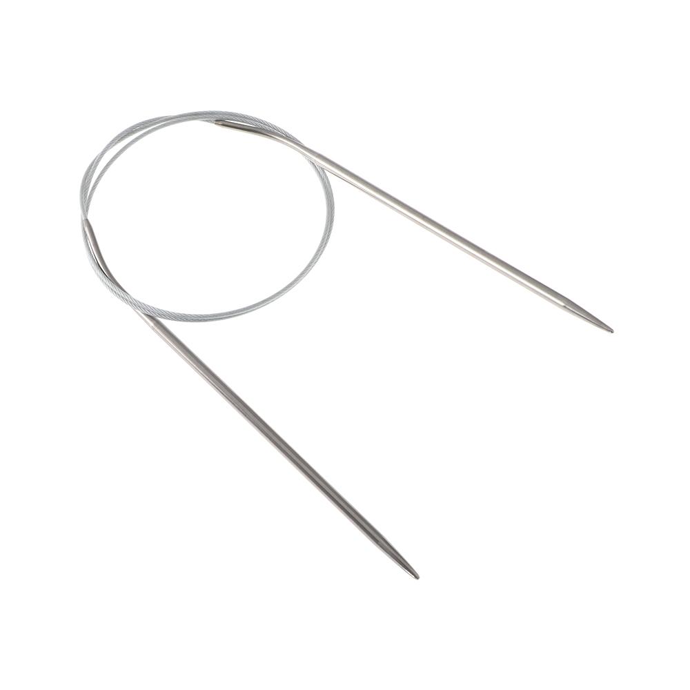Edelstahl Rundstricknadel Handgefertigt Strickhäkelnadel Haushalt DIY Bastelartikel Handarbeitszubehör Nähnadeln