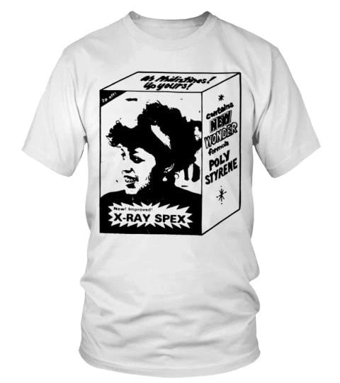 Футболка из полистирола, винтажный панк-рок - Xray Spex - футболка, Унисекс футболка L