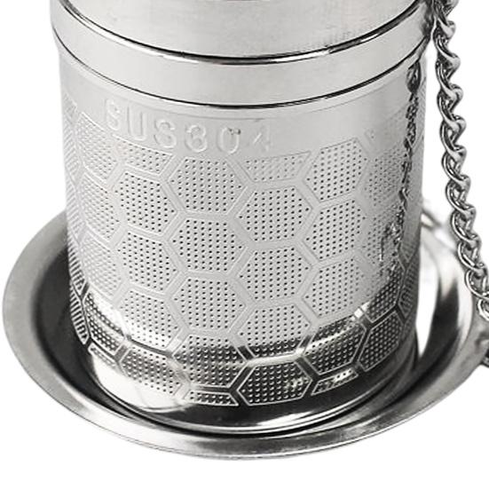 Tefilter Vaxkaksdesign Extra Fint Nät 304 Rostfritt Stål Hälsokanna Kryddor Tesil Köksartiklar