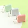 Square Retractable Tape Measure with Keychain Portable Mini Double-sided Soft Measuring Tape Tailor Sewing Cloth Body Measurement Tape