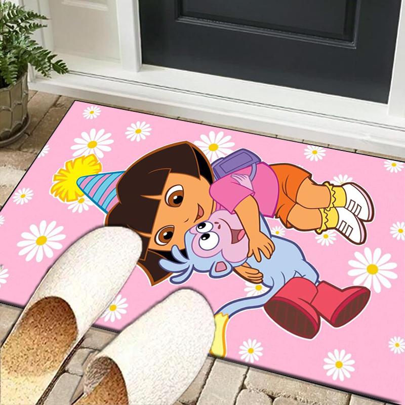 The Explorer do-ra Adventure Office Rug Chair Mat, Game Carpet, Suitable for Front Door, Bedroom, Living Room, Desk, Holiday Gift