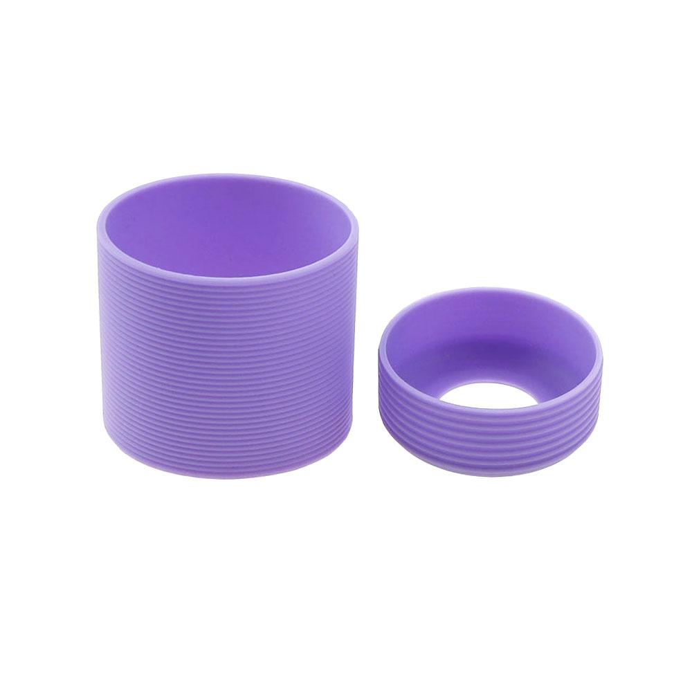 Silicone World 2pcs/set 6.0CM Threaded Silicone Cup Bottom Cover 60MM Heat Insulated Cup Cover Cup Bottom Coaster Cup Sleeve