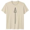 Minimalist Mushroom Outline Art TShirt Nature Birthday Gift For Him And Her