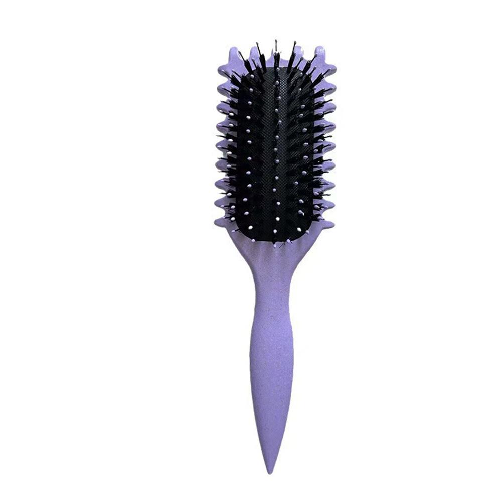 Salon Styling Curly Hair Styling Brush Curl Hair Brush for Combing and Shaping Men's and Women's Curls Reduce Pulling Tools