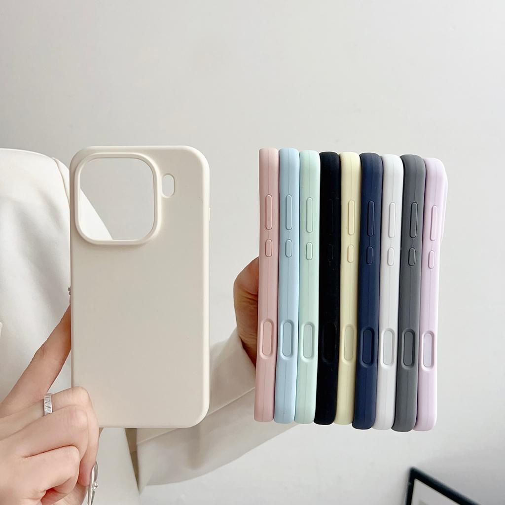 Flüssigsilikon Weiche Hülle Für Oppo Find X9 und Find X9 Pro Babyhaut-Touch Anti-Fingerabdruck Stoßfeste Hülle Abdeckung