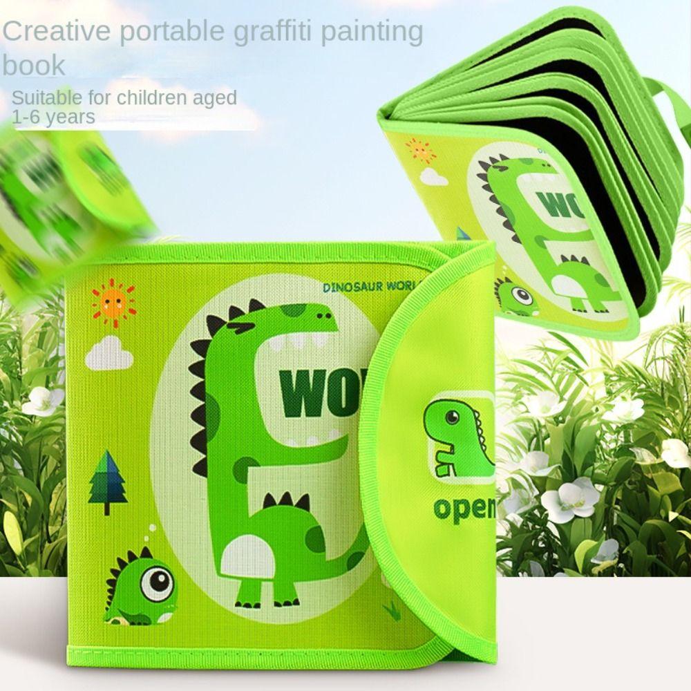 Erasable Coloring Books Reusable Graffiti Book Erase Boards Children Blackboard  Preschool Toy