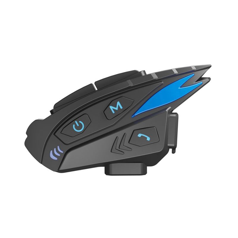 Authentic Advanced Motorcycle Helmet Intercom Headset With Bluetooth 5.1, 10-Person Network And 2Km Distance