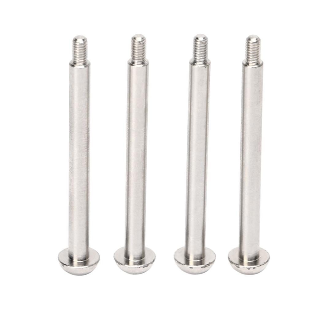 4pcs RC Rear Lower Hinge Pin Steel Aluminum Alloy RC Hinge Pin with M3 Nut for   1Celsius7 1Celsius8 Series
