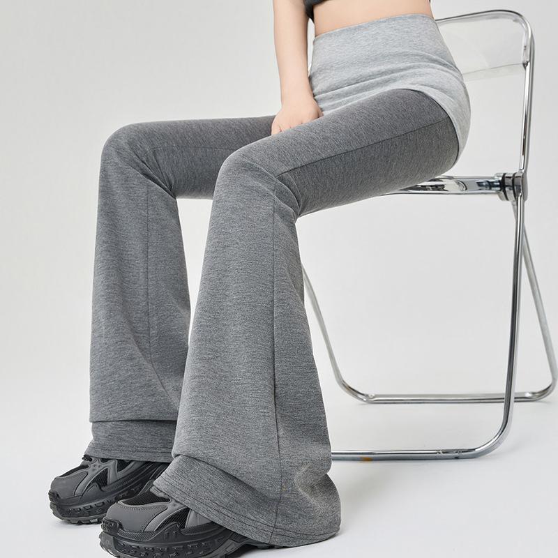 

Тонкие спортивные штаны женские с низкой талией, драпировка, контрастные цветные сращивания, тонкие и универсальные модные брюки для йоги с микро-утяжкой 2XL