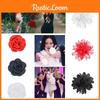 Jisoo Style Handmade Rose Ring Flower For Dance Performance And Parties
