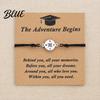 Daily Wear Student Bracelet Distance Matching Bracelet Adjustable Black Rope