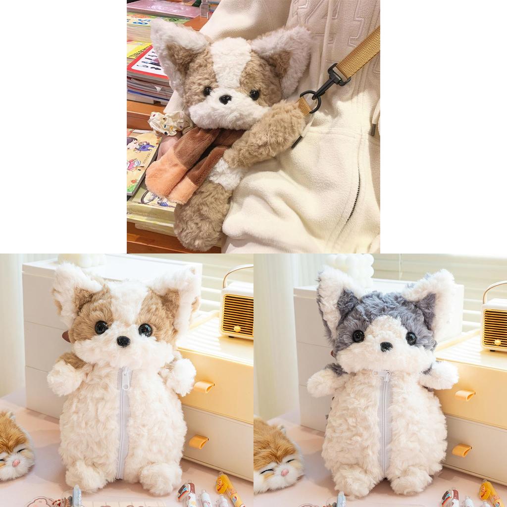 Classic Dog Plush Toy With Soft Pp Cotton Filling For Kids And Collectors