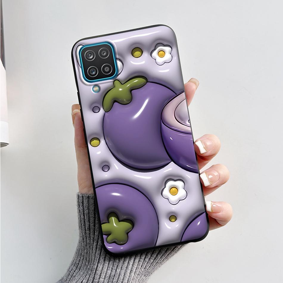 For Samsung A12 Case Galaxy A12 Cover Astronaut Soft Silicone Phone Cases Fundas For Samsung GalaxyA12 A12 A 12 A125F Case Coque