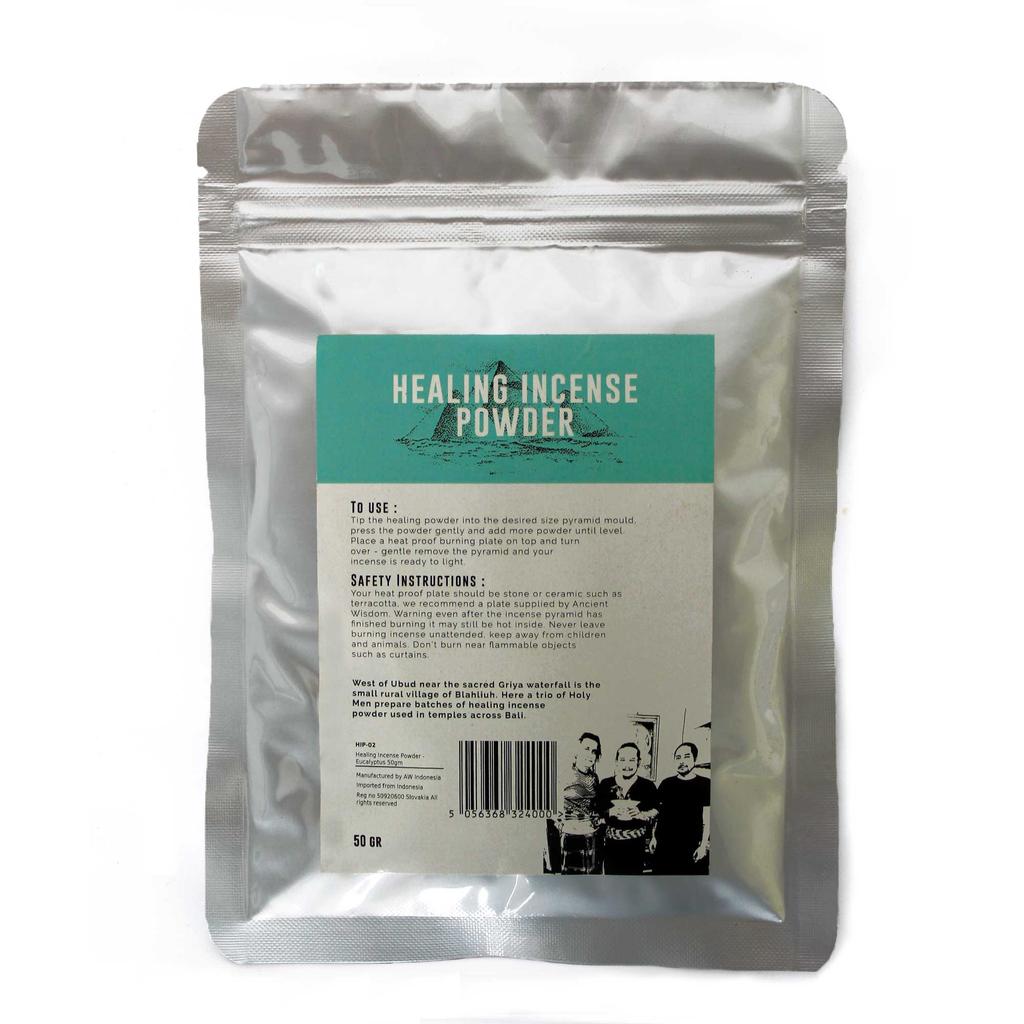 2x Eucalyptus Incense Powder 50g