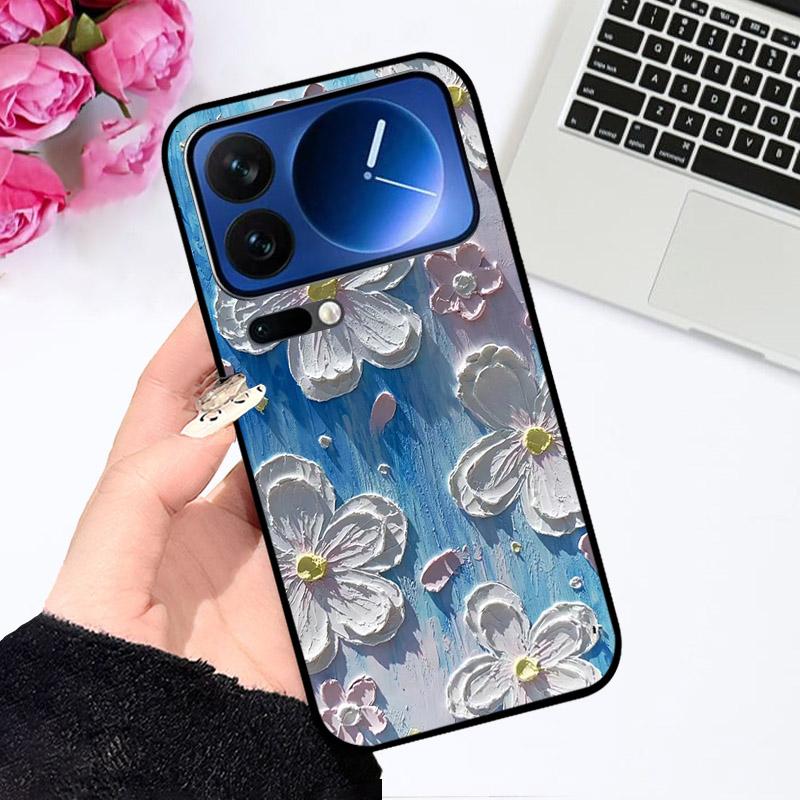 Silikonhülle für Xiaomi 17Pro/17 Pro Max Stoßfeste Handy-Rückseite Niedliche Bemalte Fundas für Xiaomi17 Pro Max Weiche TPU-Schale