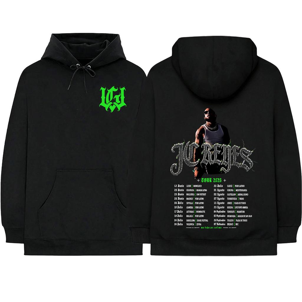 Rapper Jc Reyes Tour 2026 Merch Hoodies Men Women Clothing Fashion Casual Long Sleeves Oversized Hooded Sweatshirts Streetwear