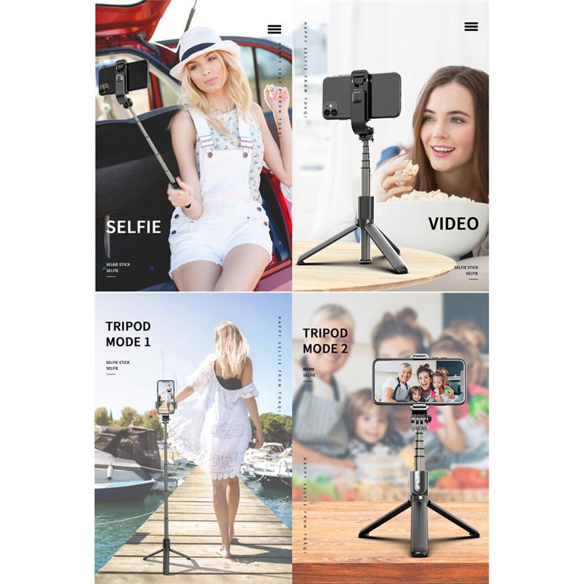 Buy Wireless Bluetooth Selfie Stick Mini Foldable Monopods Universal Tripod for iPhone Huawei