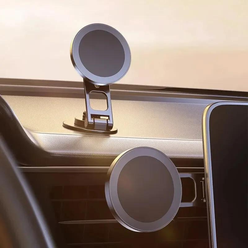 

16PCS N52 Strong Magnetic Car Phone Holder Stand Magnet Car Mount GPS Mobile Bracket For Magsafe iPhone 17 1615 14 13 12 Samsung чорний