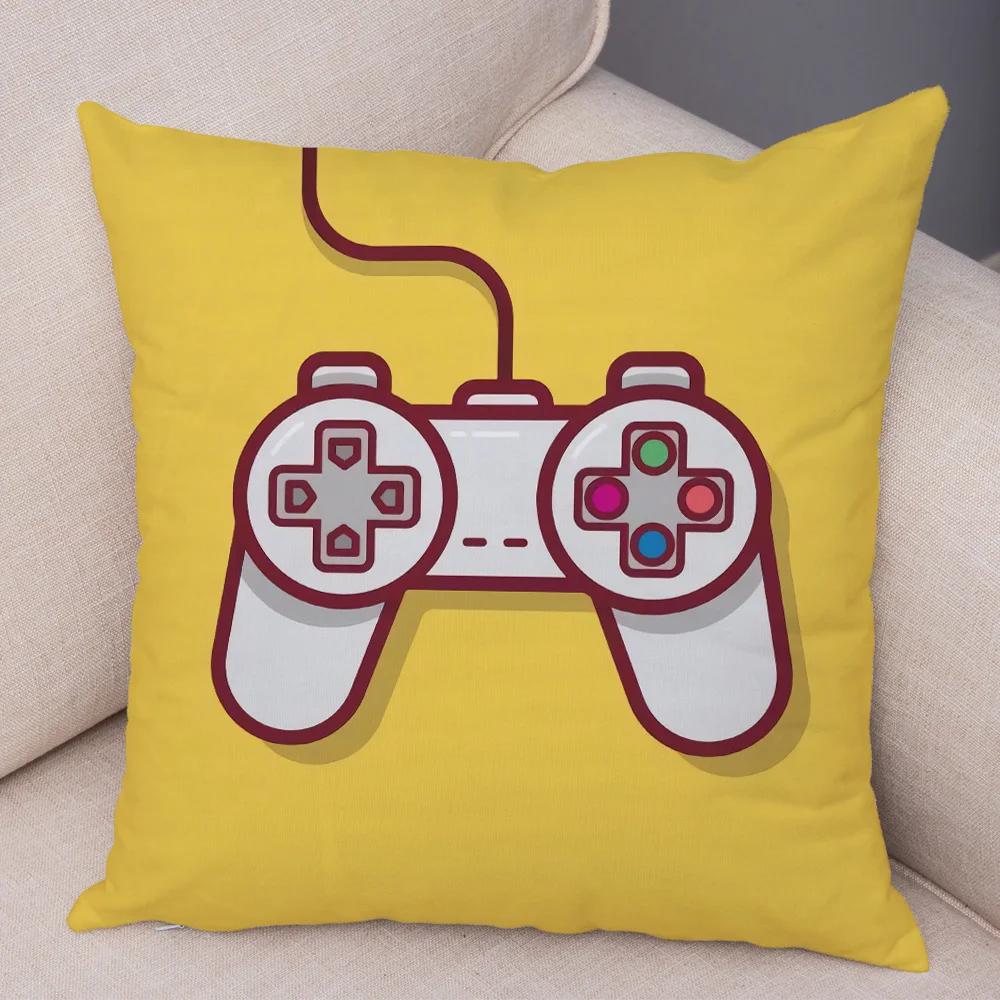 Game Room Decoration  Player Dazzle Handle Series Pillowcase Home  Boy's  Bedroom  Cushion Cover