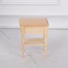 1:12 Scale Bedside Table For Doll House Bedroom Display Unfinished Miniature Wood Doll House Nightstand for Painting