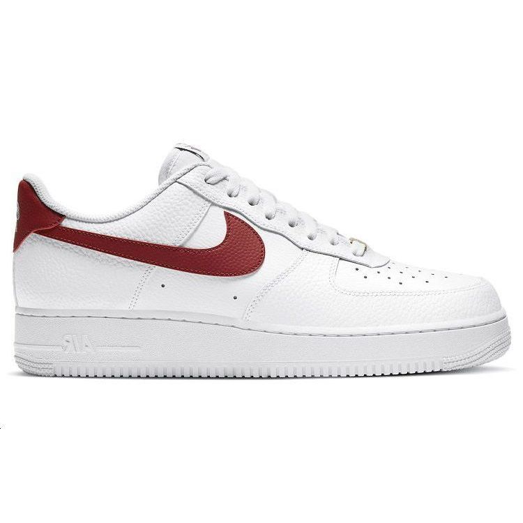 Nike Sneakers da uomo Air Force 1 Low Bianco Rosso Team CZ0326-100