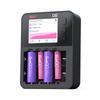 ISDT C4 EVO Mini 4WD Tamiya Neo Champ Compatible Hydride Battery Eneloop 6 Independent Slot Charging Supports USB IPS LCD Smart Charger with
