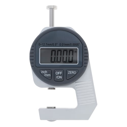 Smgda Digital Micrometer, High Precision 0.01mm Thickness Gauge, Thickness Meter, Measuring Range 0-12.7mm, Large LCD Screen, Electronic Microgauge, T